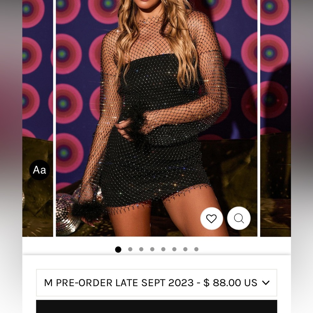 12th tribe martini black mesh mini dress